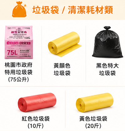 垃圾袋/清潔耗材類(標題圖檔)